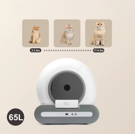 Litière Automatique Autonettoyante connecté - 65L